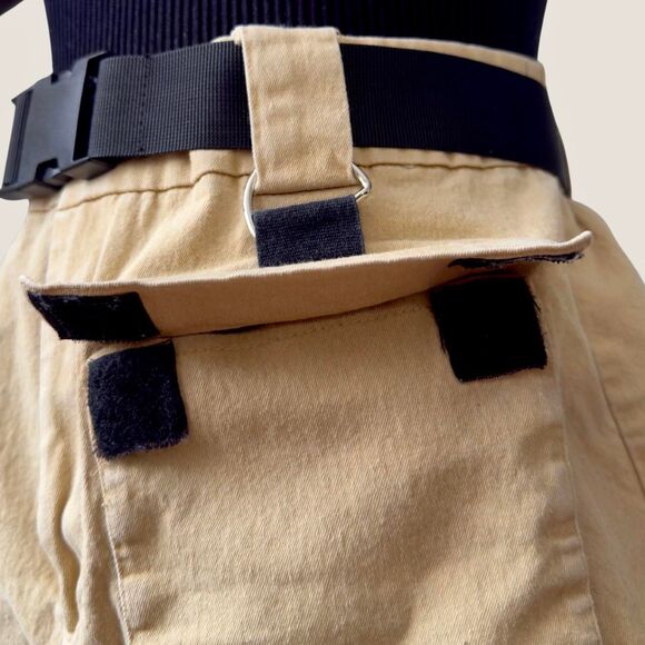 I.AM.GIA Harper Cargo Shorts – Tan, Size M - Picture 4 of 5